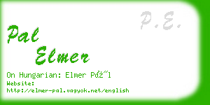 pal elmer business card